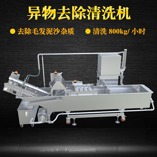 蔬菜清洗機(jī)，氣泡清洗，清洗800kg小時(shí)